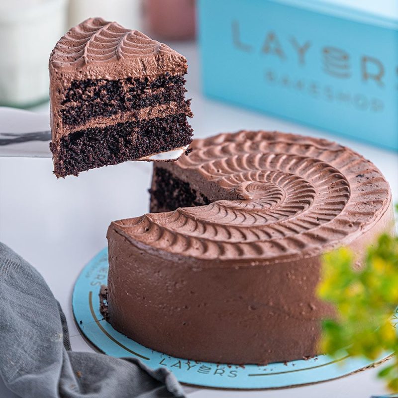 milky malt cake from layers bakeshop
