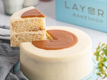 Salted Caramel Cake From Layers Bakeshop