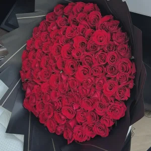 100 imported rose bouquet