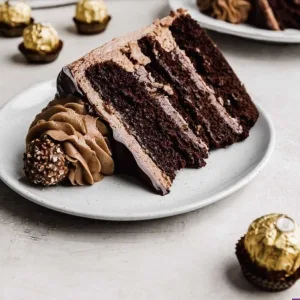 Ferrero rocher cake