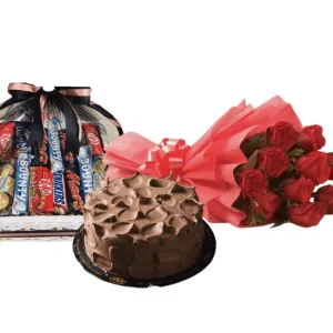 Bundle with chocolate basket