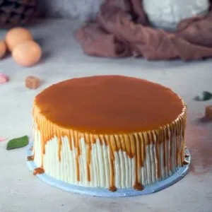 Vanilla Caramel Cake - Pie in the sky