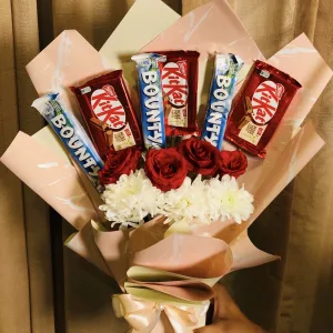Chocolate flowers bouquet